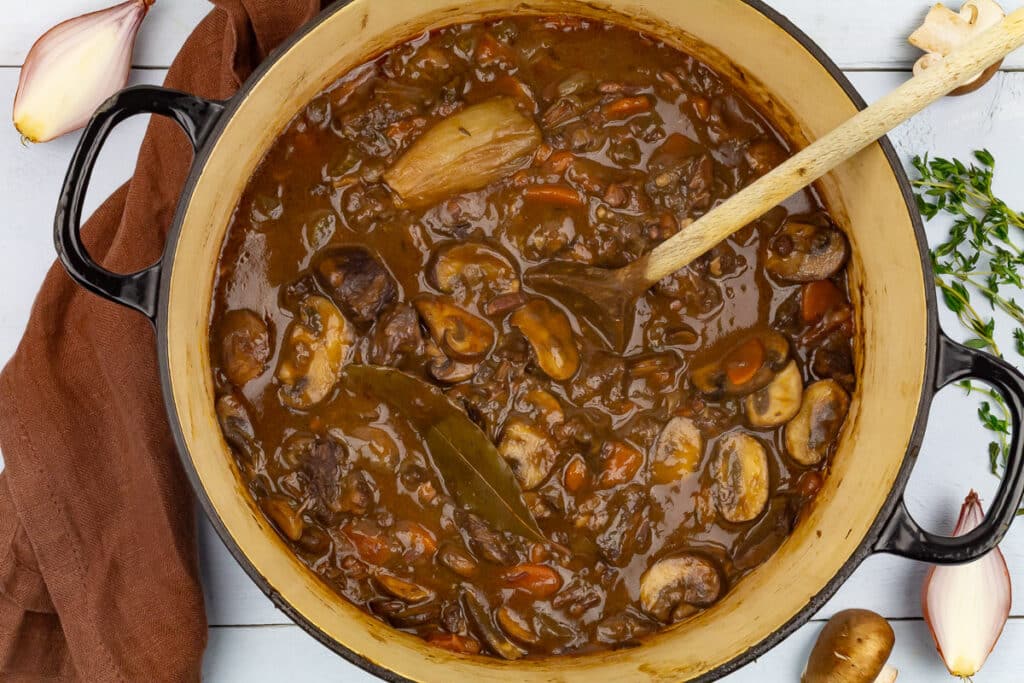 Beef bourguignon