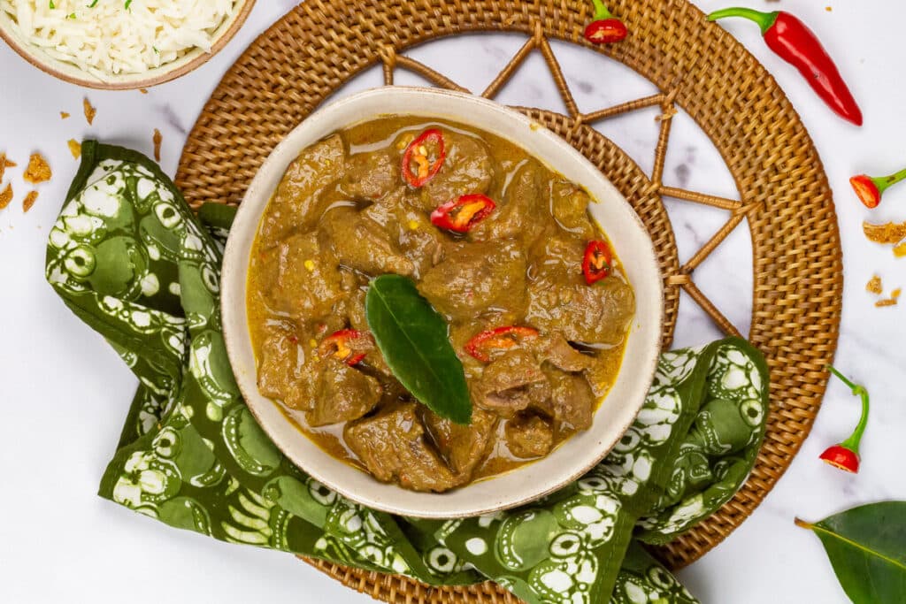 Beef rendang