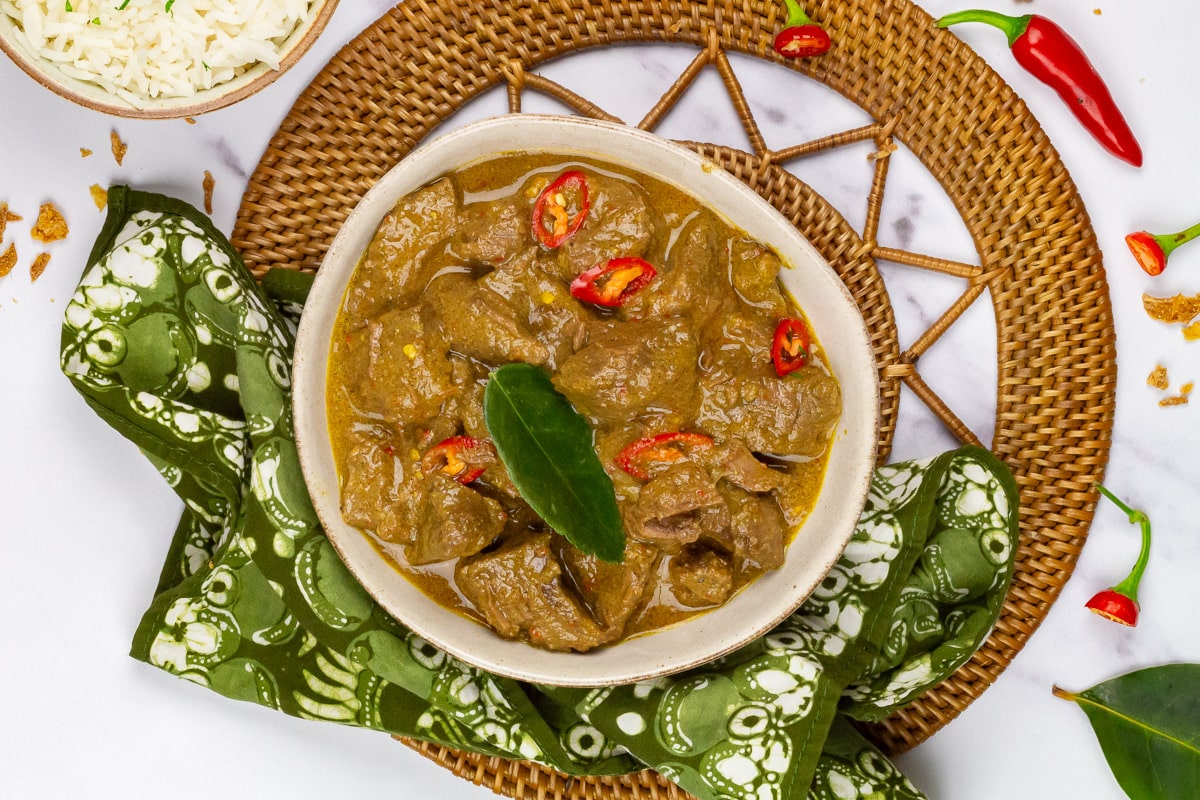 Beef rendang