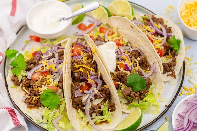 Beef tacos