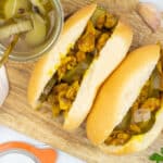 Chicken curry sandwich
