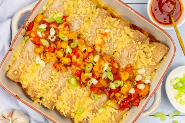 Chicken enchiladas