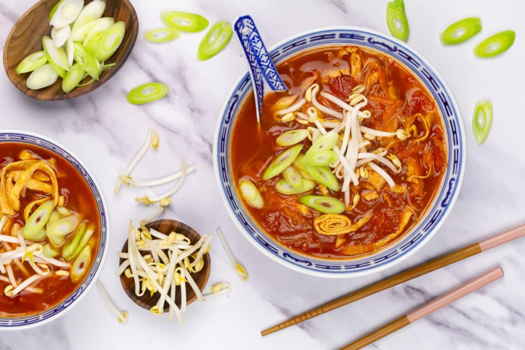 Chinese tomato soup