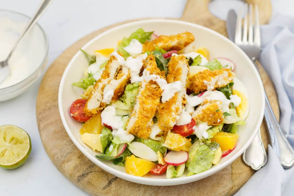 Crispy chicken salad