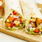 Crispy chicken wrap