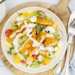 Fried chicken salad