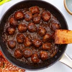 Indonesian meatballs in sweet soy sauce
