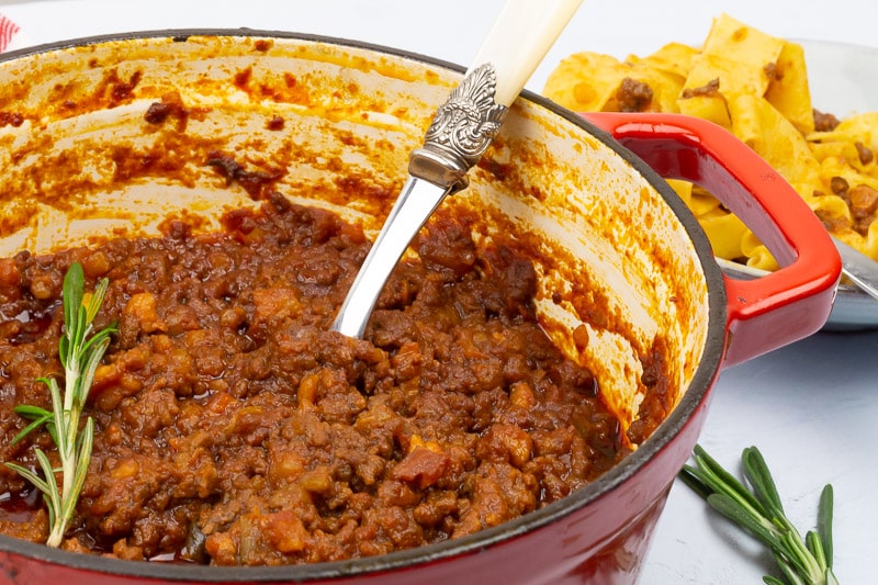 Recipe for bolognese sauce