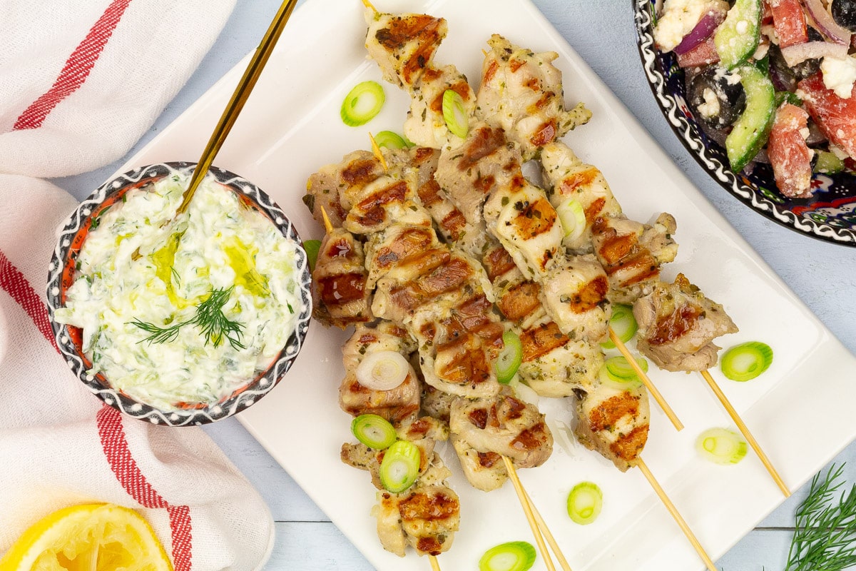 Chicken souvlaki