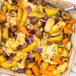 Chicken and vegetable casserole