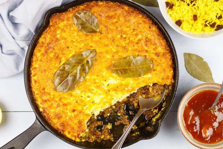 Bobotie South African casserole