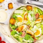Caesar salad with chicken