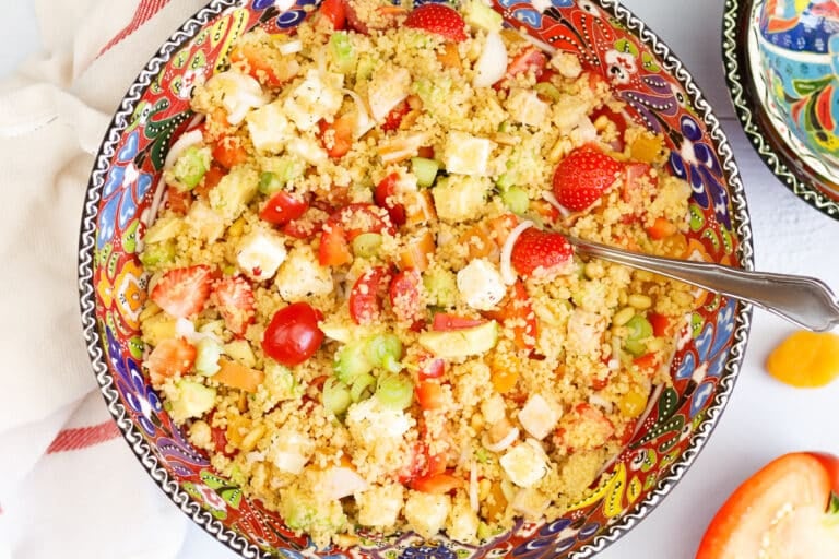 Mediterranean couscous salad