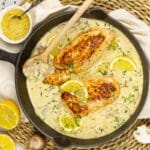 Chicken in mustard-dill sauce
