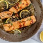 Honey and lemon salmon