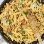 Mushrooms pasta