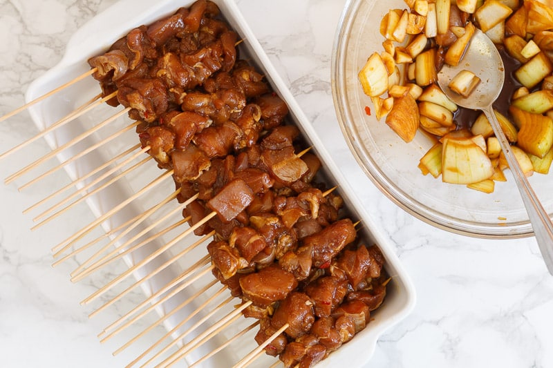 How to make chicken satay