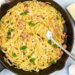 Classic pasta carbonara