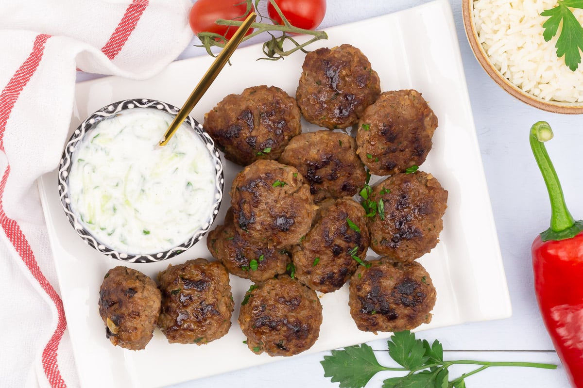 Kofte Turkish meatballs