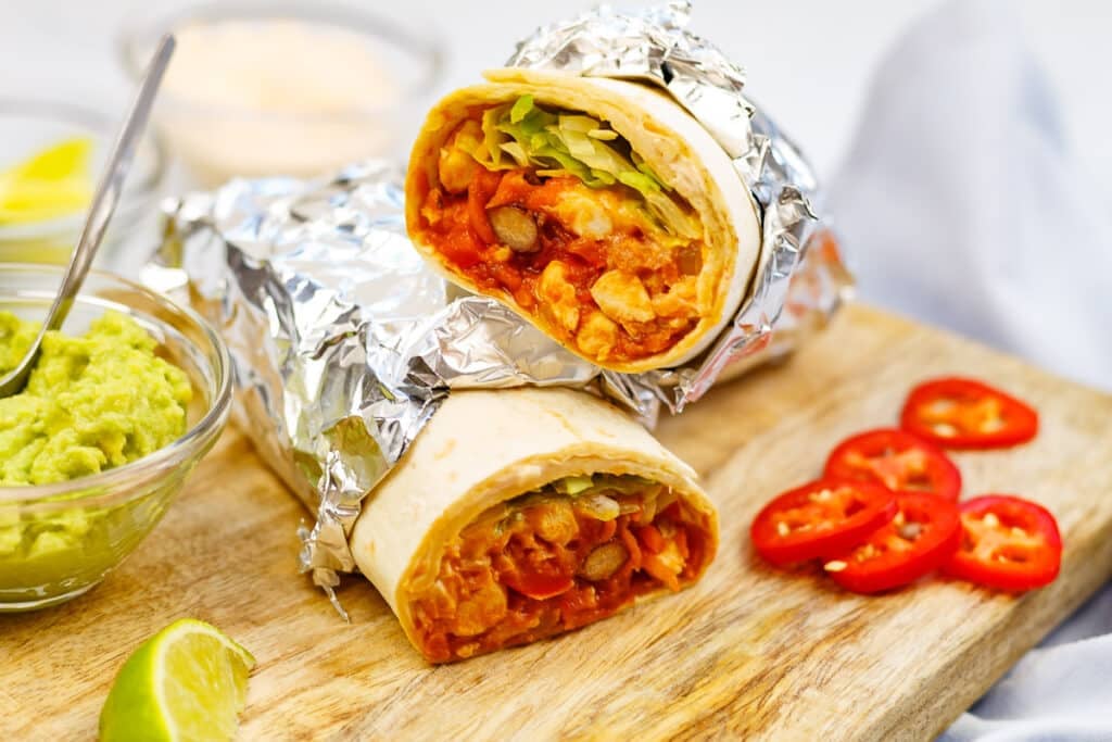 Chicken burrito recipe