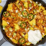 Shredded Chicken Nachos with Barbecue Sauce