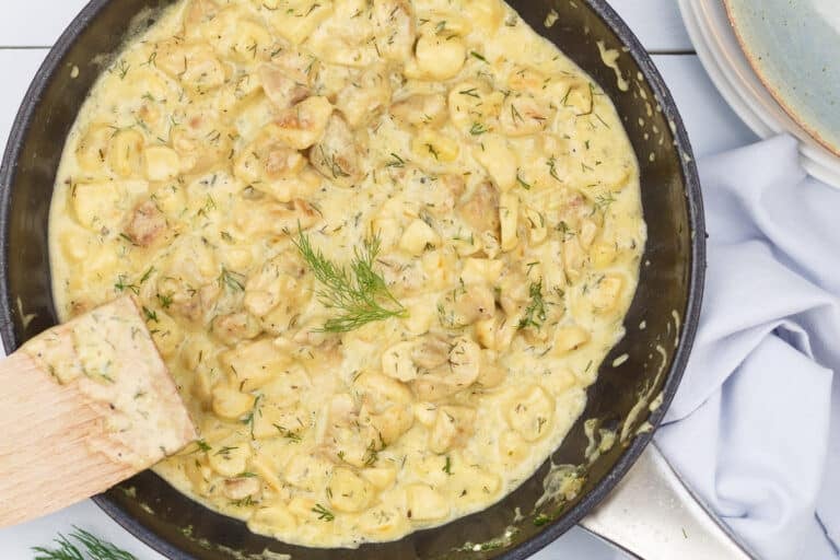 Creamy Dill Chicken with Mushrooms