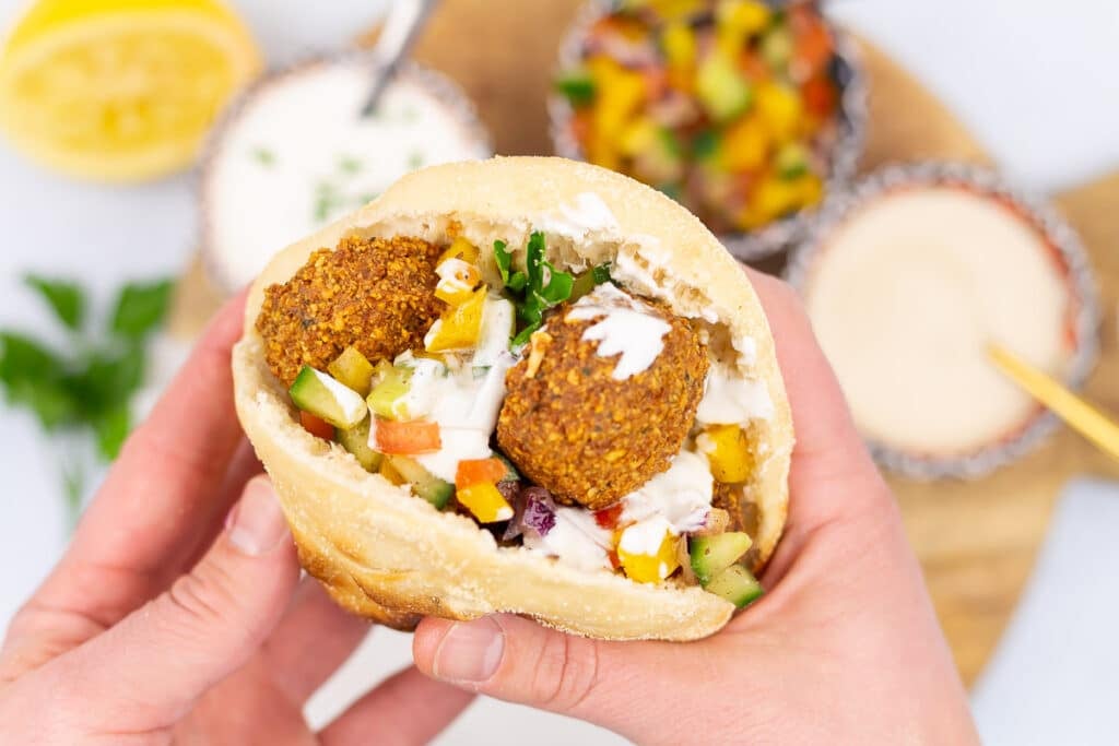 Falafel Pita Sandwich
