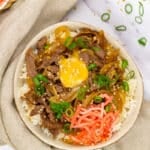 Japanese Beef Rice Bowl