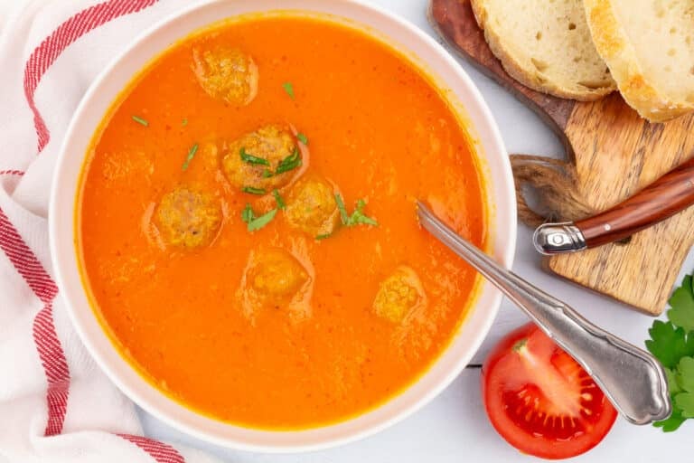 Tomato Meatball Soup